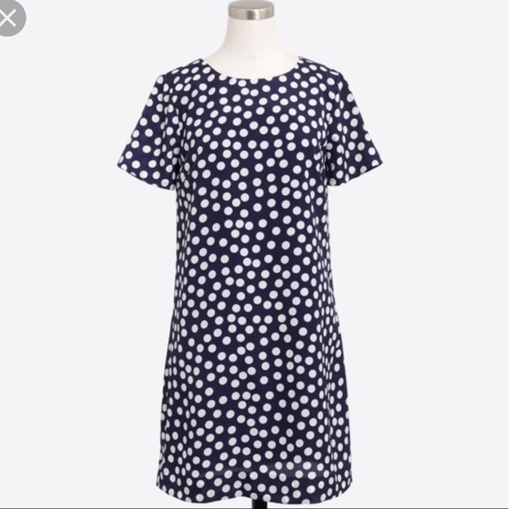 Jcrew Printed short-sleeve gallery dress